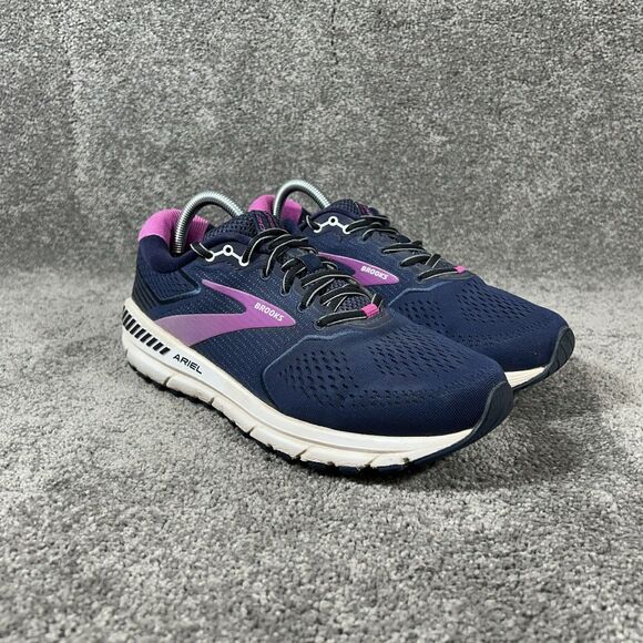 Brooks Ariel 20 1203151B491 Women’s Size 9.5 Blue Running Shoes Used No Insoles - Picture 2 of 13